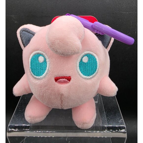 Pokémon Jigglypuff Plush Keychain 4" With Clip - Picture 1 of 6